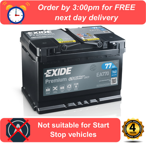 Exide ea770 type 067 car - exide,