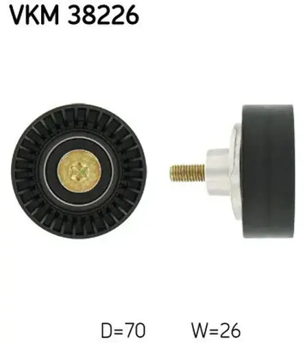 Belt pulley vkm 38226 skf - v-belt,