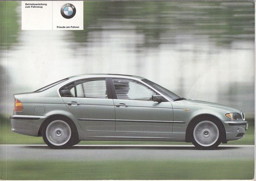 Bmw e46 owners - manual, 2004