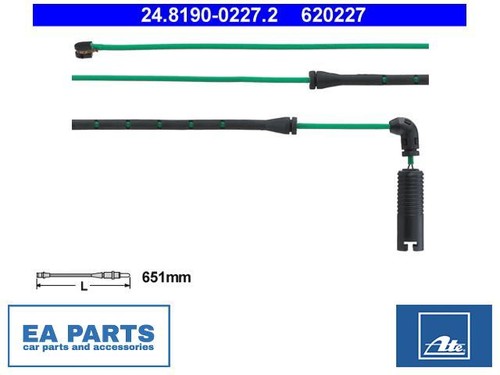 Warning contact brake pad - brake,