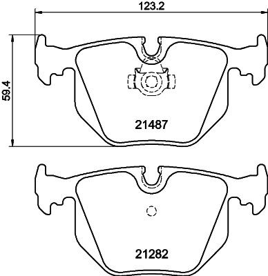 Don rear brake - don, pad