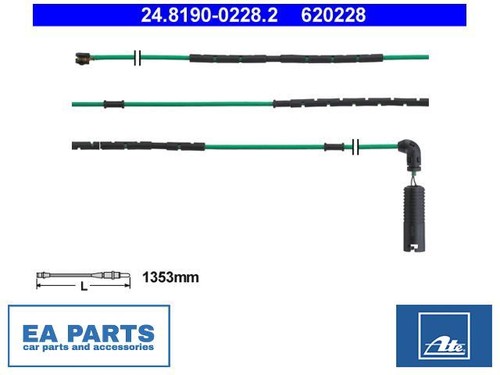 Warning contact brake pad - warning, contact,