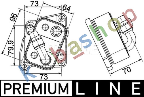 Oil radiator fits - bmw, 1