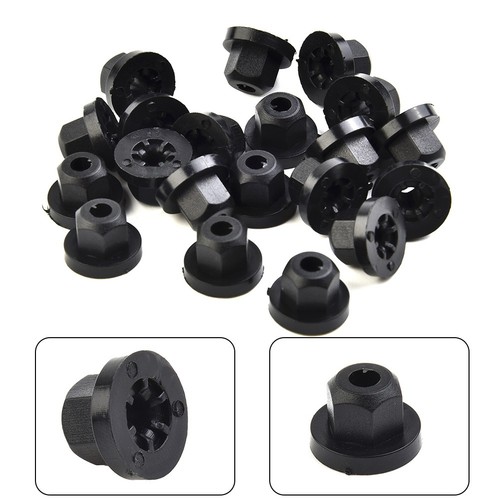 20pcs plastic nut - plastic, ring