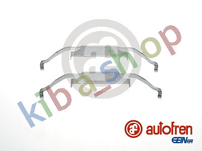 Front axle brake pad - front, fitting
